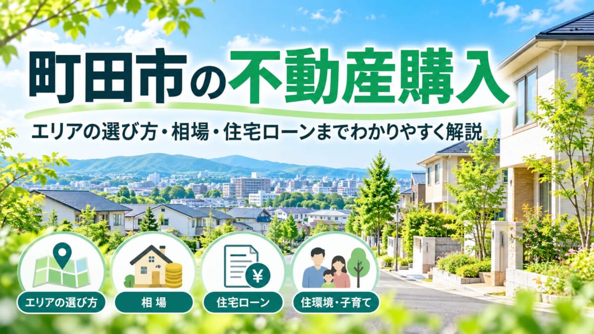 町田市で不動産購入を検討している方へ！後悔しない家探しの進め方と注意点を徹底解説