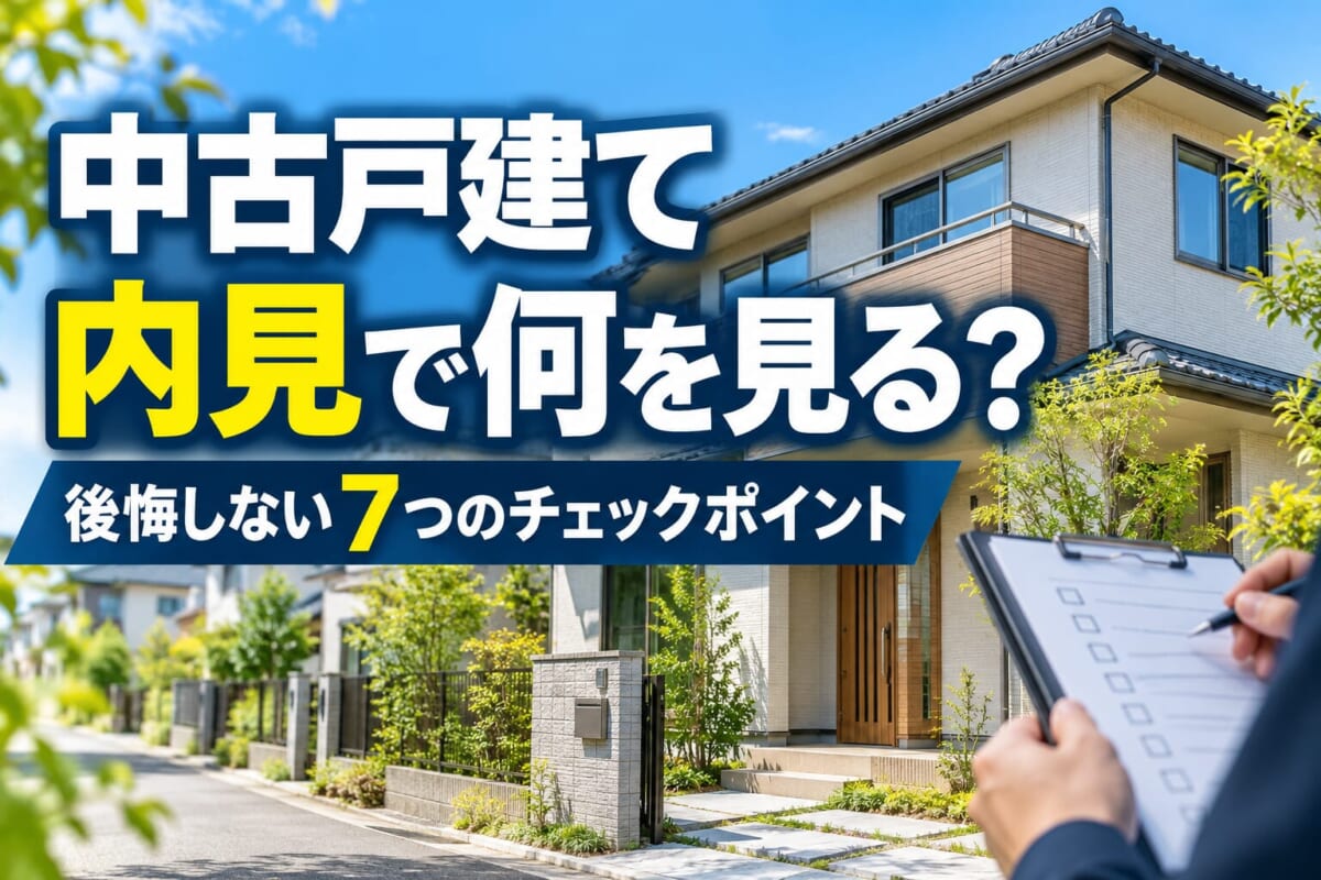 中古戸建ては内見で何を見る？購入後に後悔しない7つのチェックポイントを町田市の不動産会社が解説！